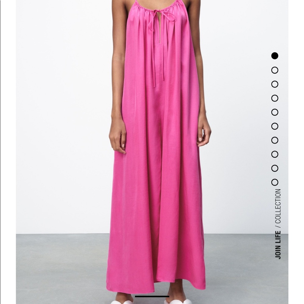 Zara size small pink maxi dress